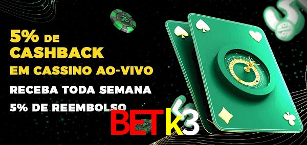 Promoções do cassino ao Vivo betk3